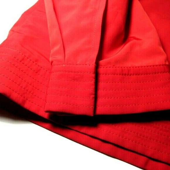 ST. JOHN Red Full Zip Solid Casual Jacket Blazer L - Picture 3 of 8